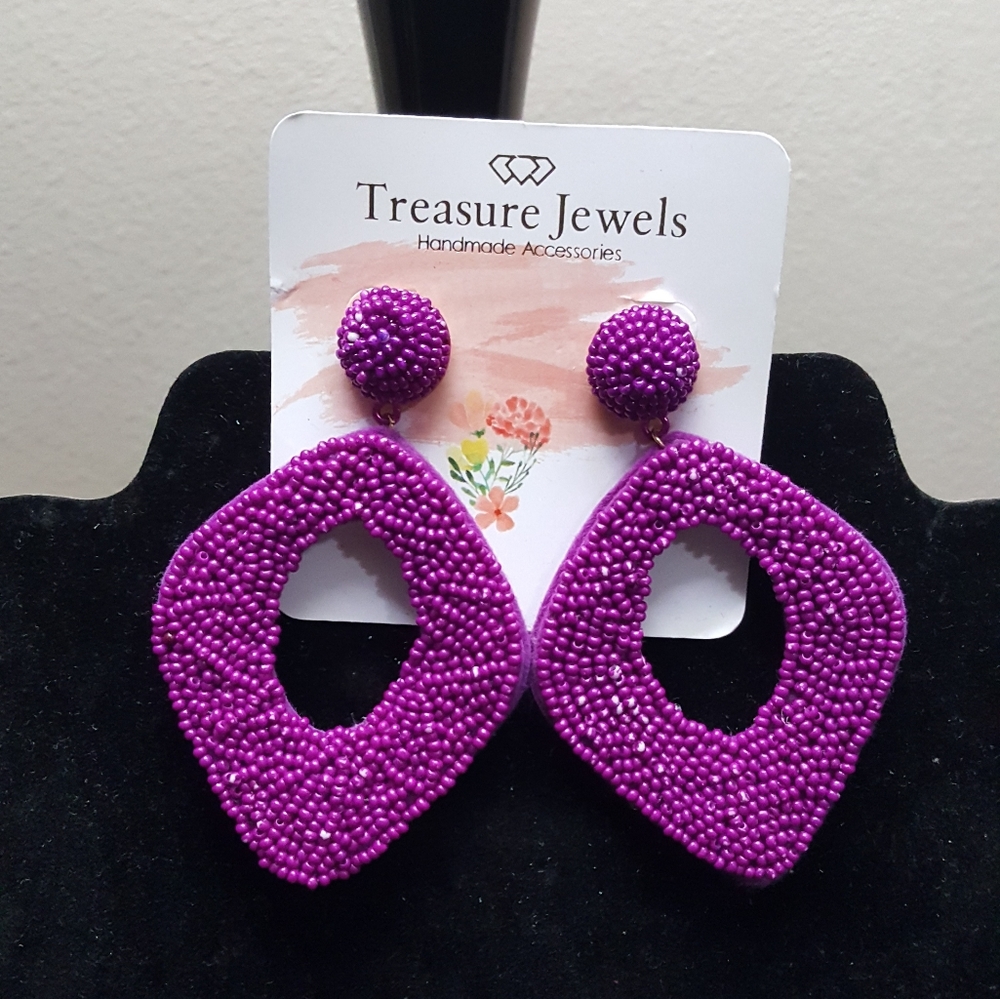 Treasure Jewels Beaded Earrings